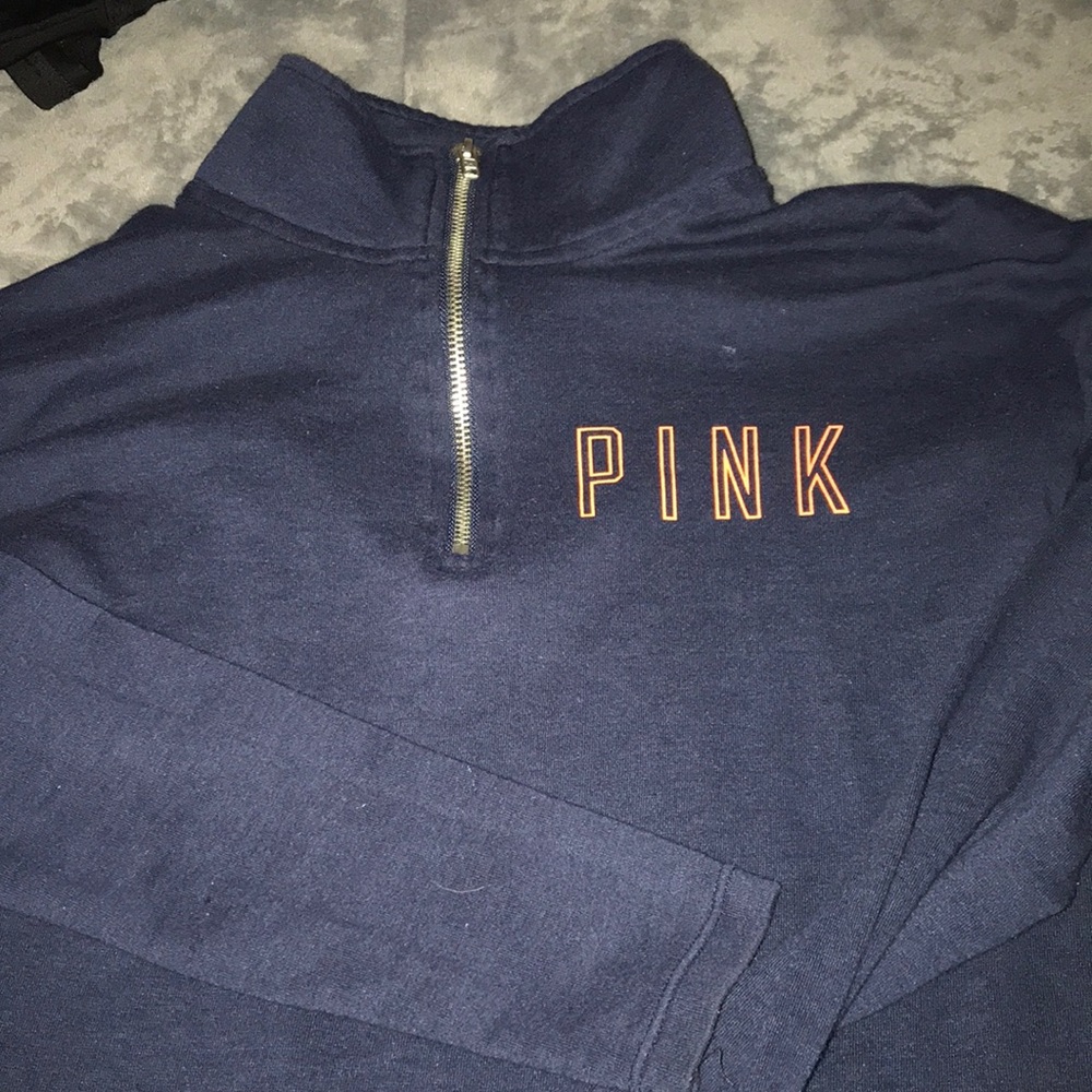 1/4 Zip up Sequined Chicago Bears VS PINK Like New